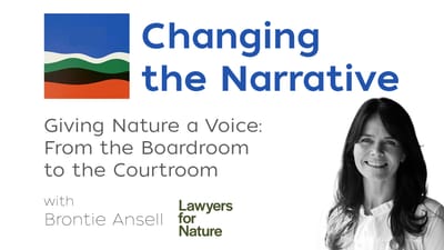 Giving Nature a Voice: From the Boardroom to the Courtroom